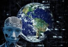 network tigers technology trends planet earth and a robot
